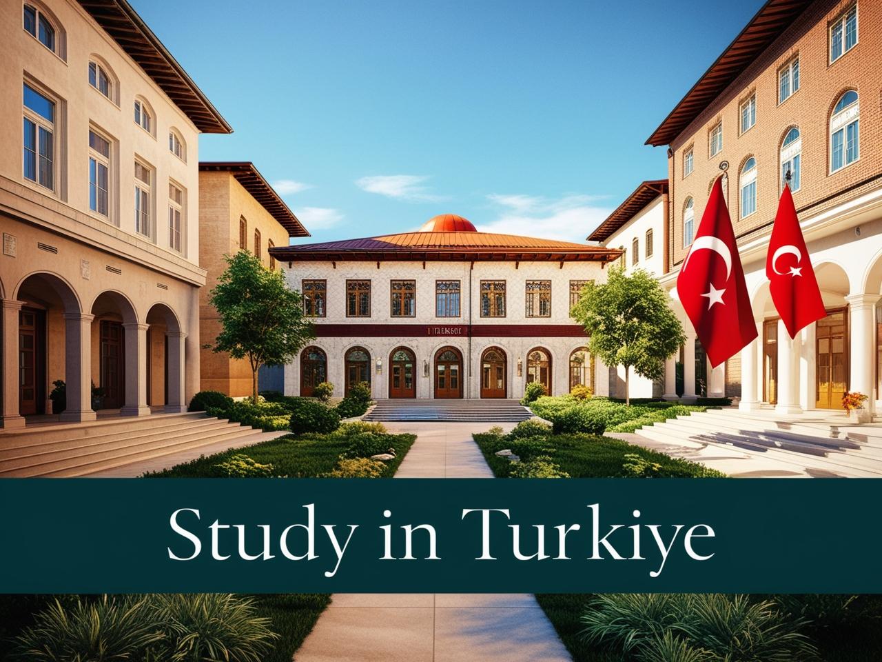 صورة جامعات تركية مع النص اسفله