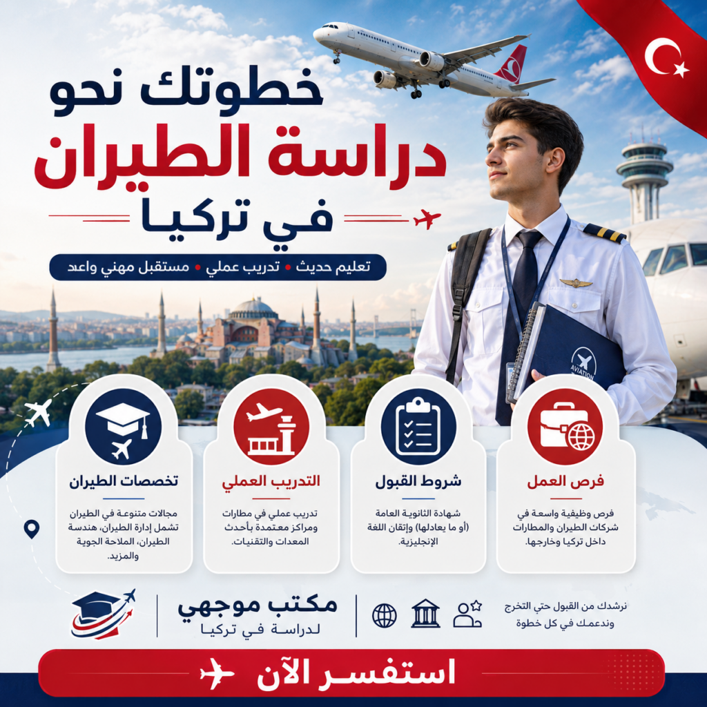 دراسة الطيران في تركيا
