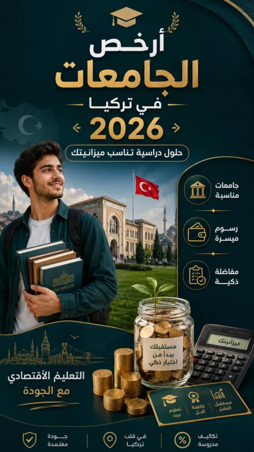 أرخص الجامعات في تركيا 2026: الدليل الشامل للتعليم الاقتصادي والجودة