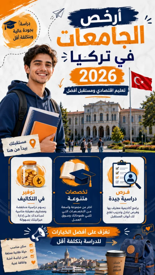 أرخص الجامعات في تركيا 2026: الدليل الشامل للتعليم الاقتصادي والجودة