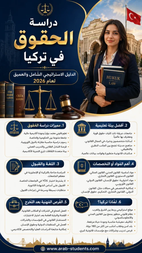 دراسة الحقوق في تركيا: الدليل الاستراتيجي الشامل والعميق لعام 202