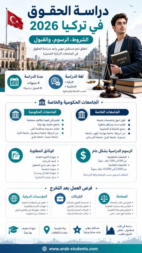 دراسة الحقوق في تركيا: الدليل الاستراتيجي الشامل والعميق لعام 202