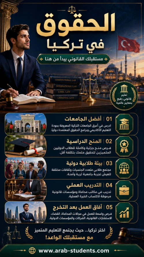 دراسة الحقوق في تركيا: الدليل الاستراتيجي الشامل والعميق لعام 202